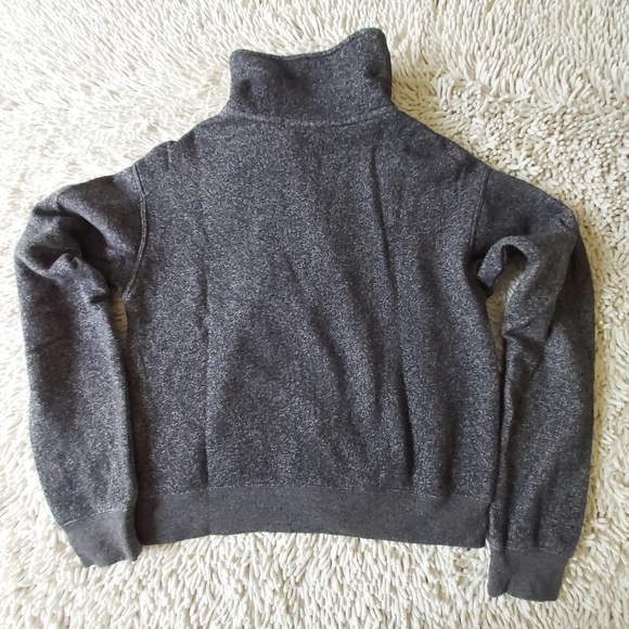 tentree grey salt & pepper quarter zip sweatshirt - size small - Picture 5 of 7
